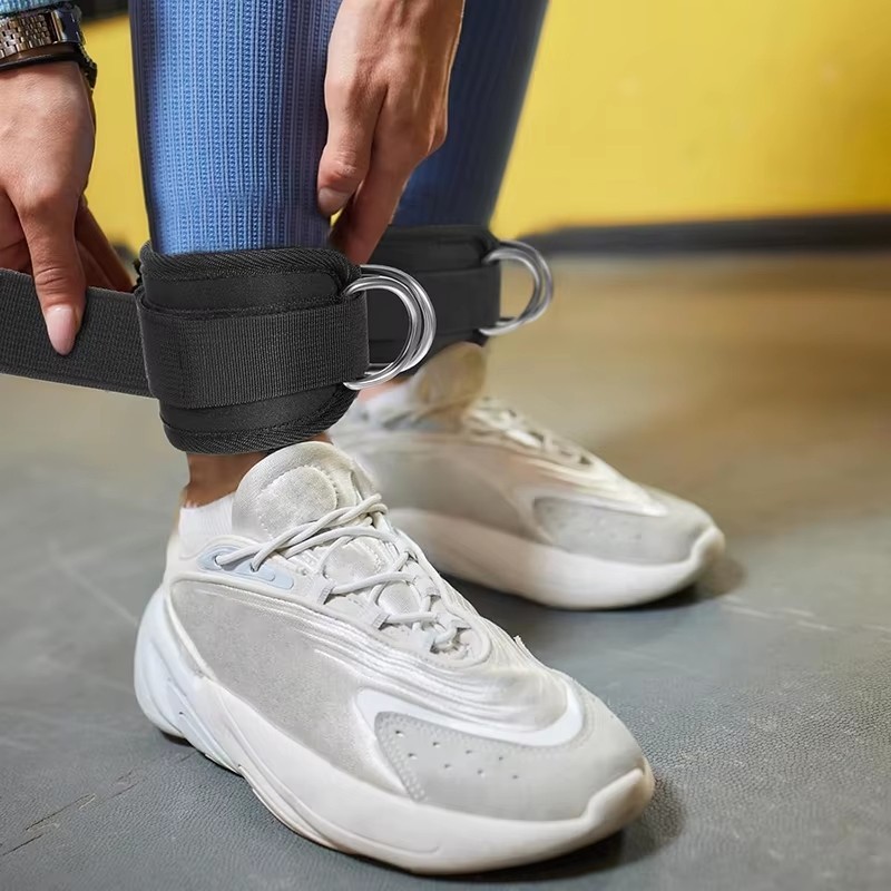 Adjustable Ankle Cuffs for Cable Machine – Glute Kickback Leg & Thigh Straps