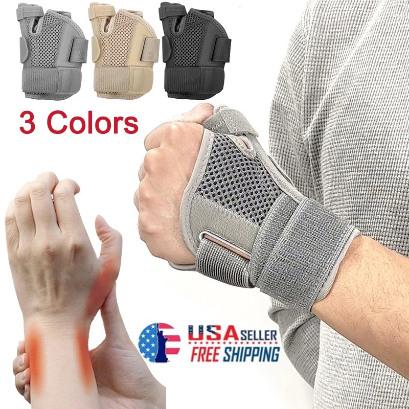US Thumb Wrist Brace Support Hand Sprain Carpal Tunnel Arthritis Left Right Hand