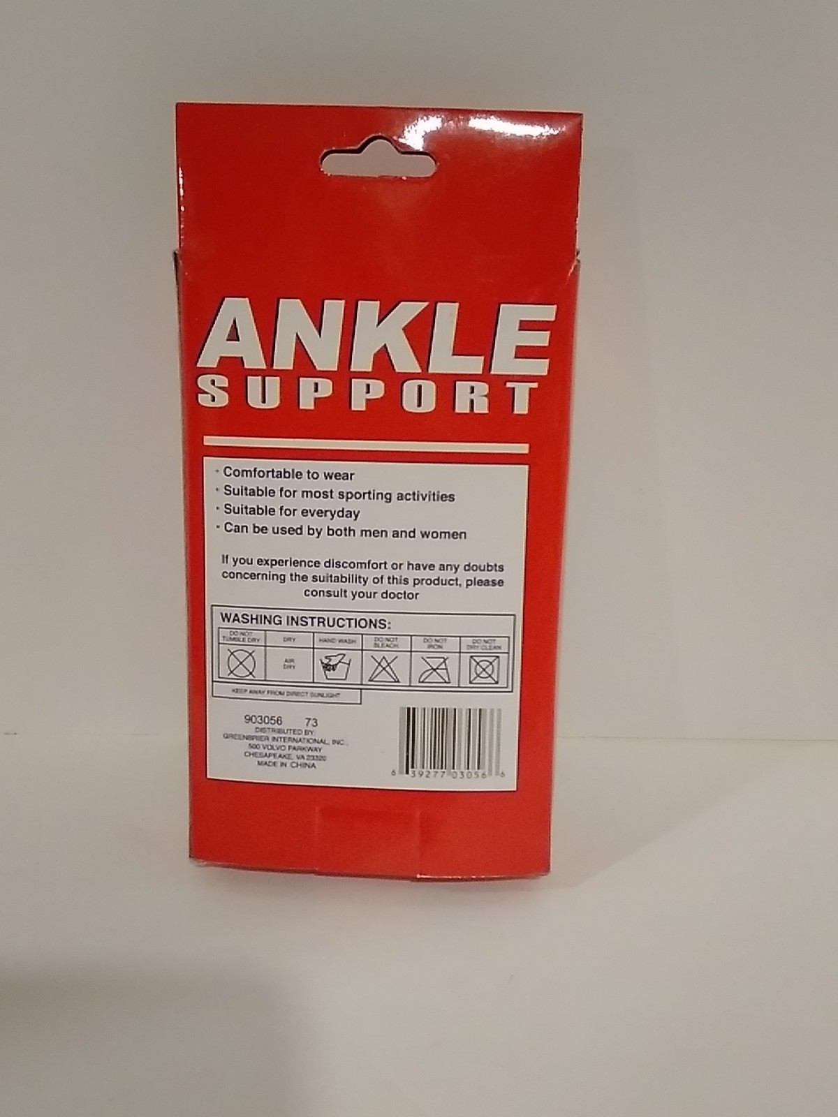 Assured Adult Ankle Support Pull Over Design Dark Blue