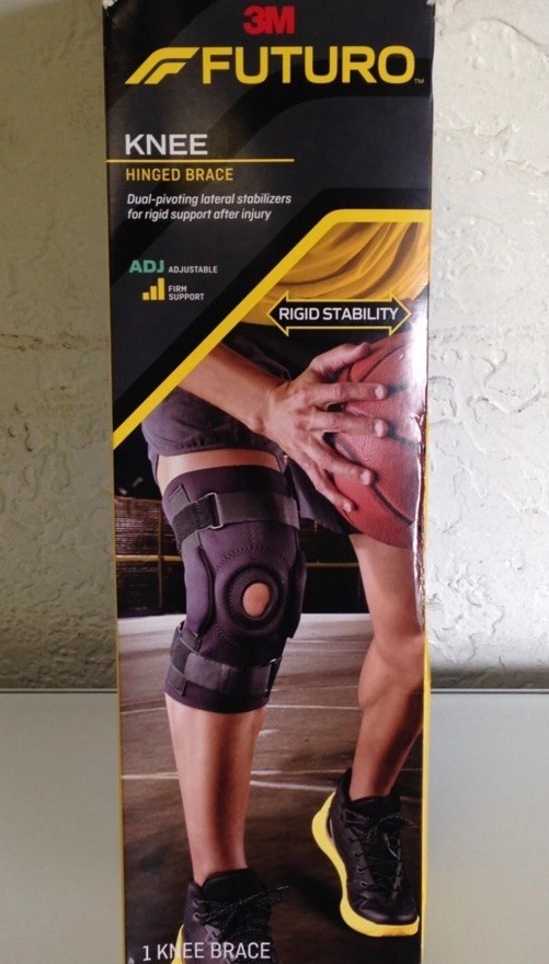 3M Futuro Knee Hinged Brace, Adjustable Firm Support