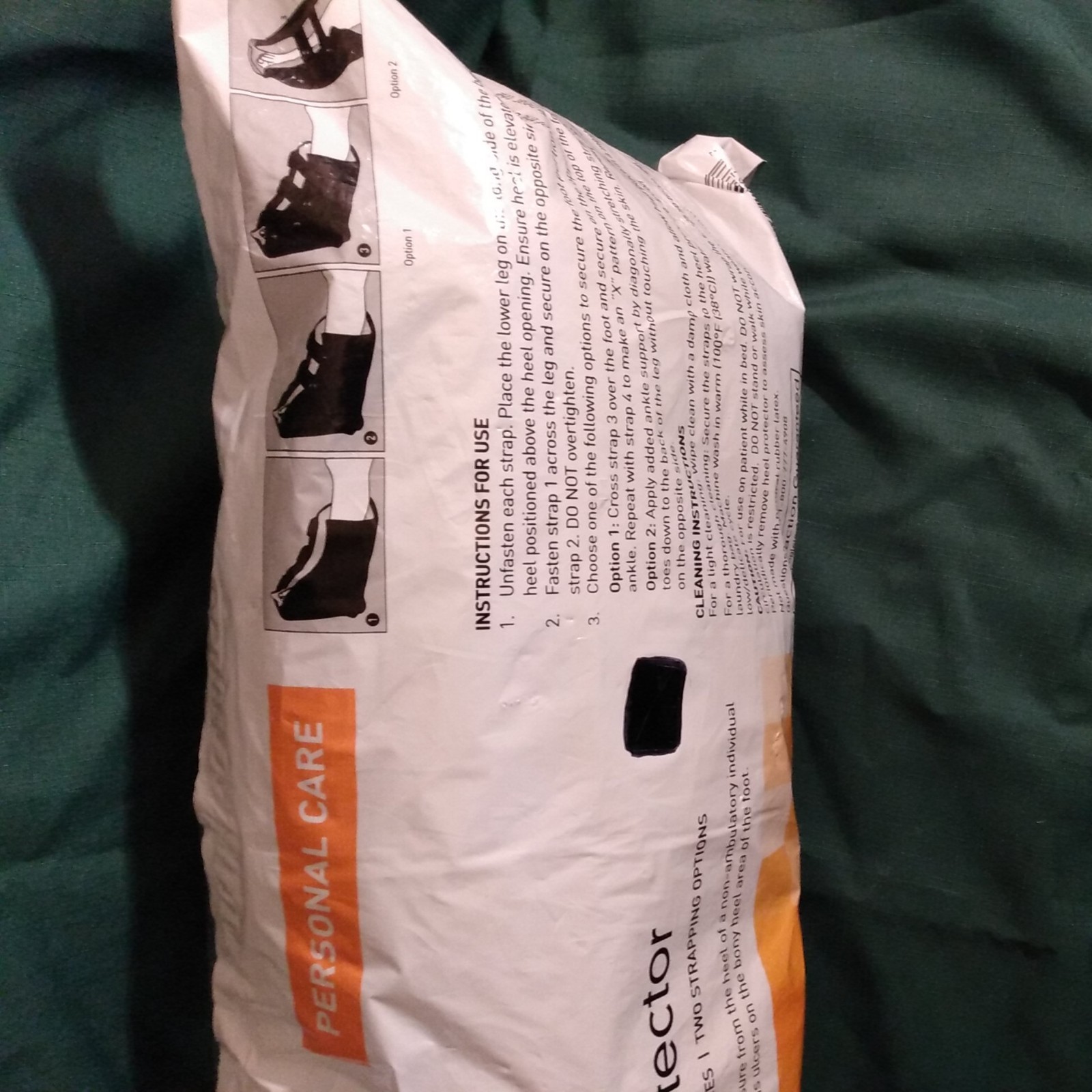 McKesson Heel Protector Pad Soft Boot 15x11x9 OSFM Model 16-7305 Blue