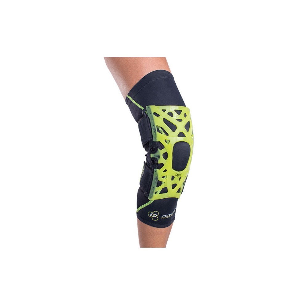 DonJoy Performance Webtech Knee Brace with Dual-Axis Hinges (Slime Green, XL)