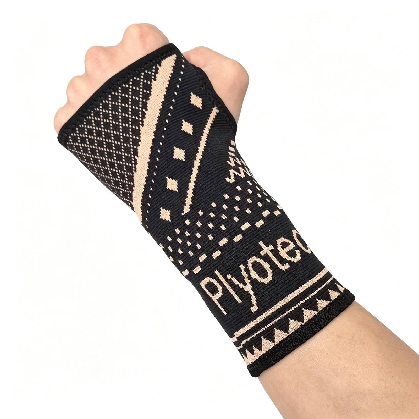 Copper Wrist Sleeves 1 Pair, Breathable Nylon Unisex Compression Wrist Braces…