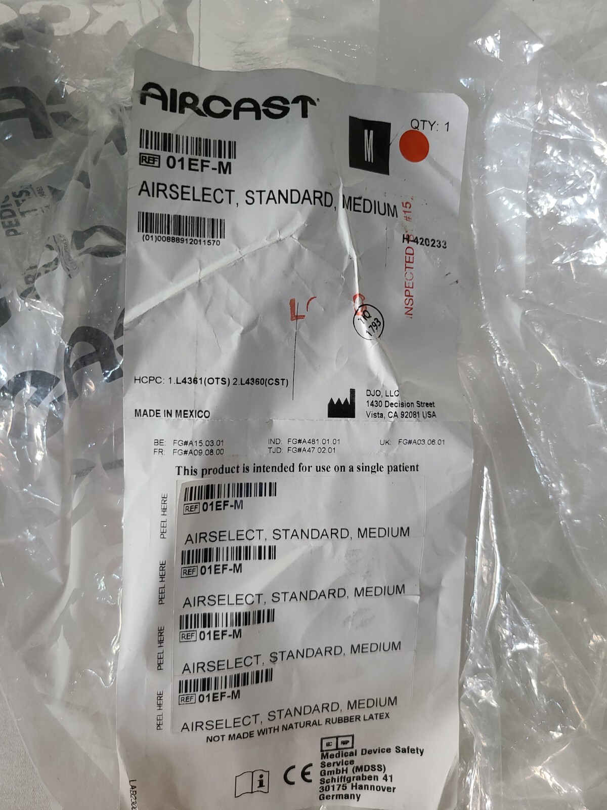 Aircast 01EF-M Standard Medium (bb)
