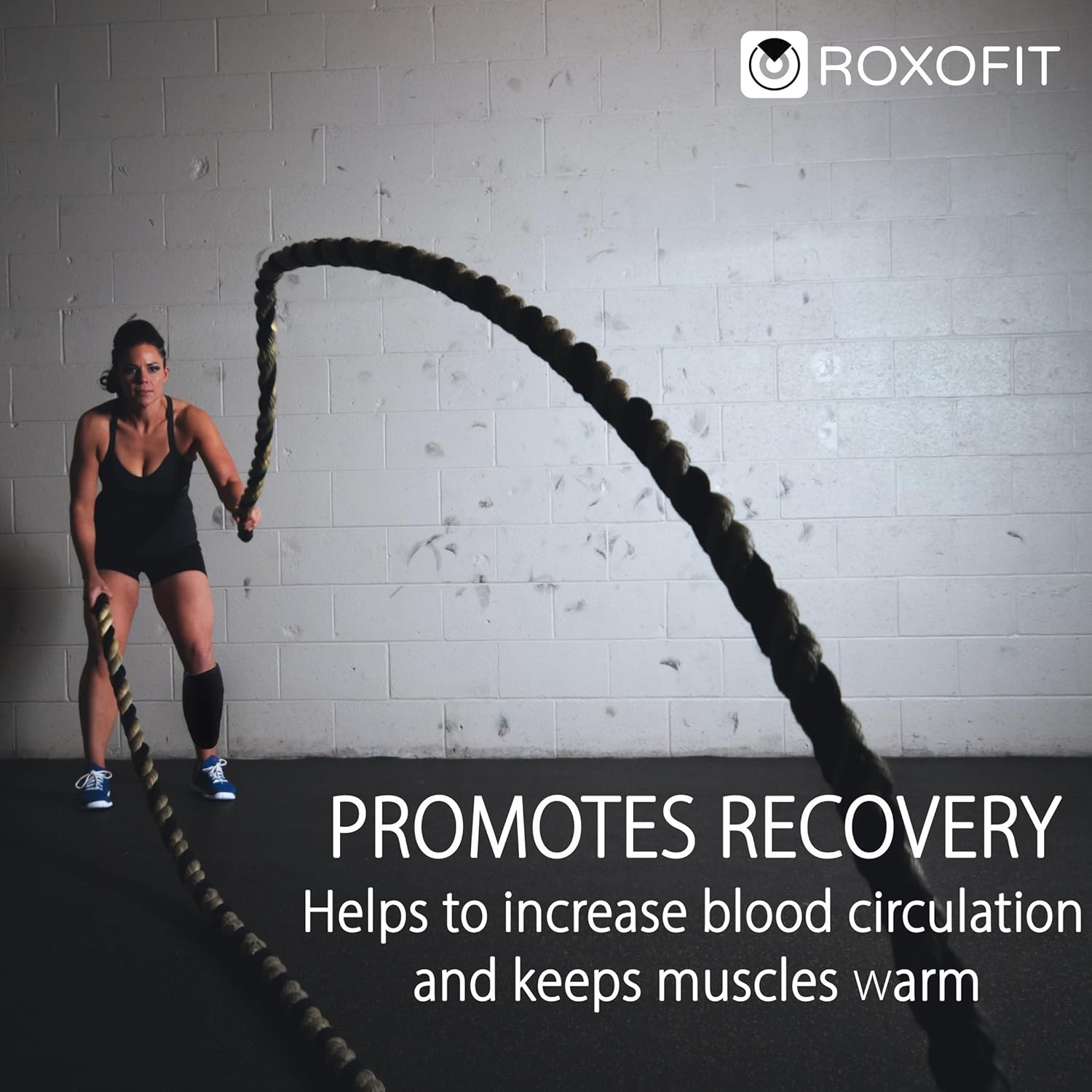 ROXOFIT Calf Brace for Torn Calf Muscle and Shin Splint Relief – Shin Splint Bra