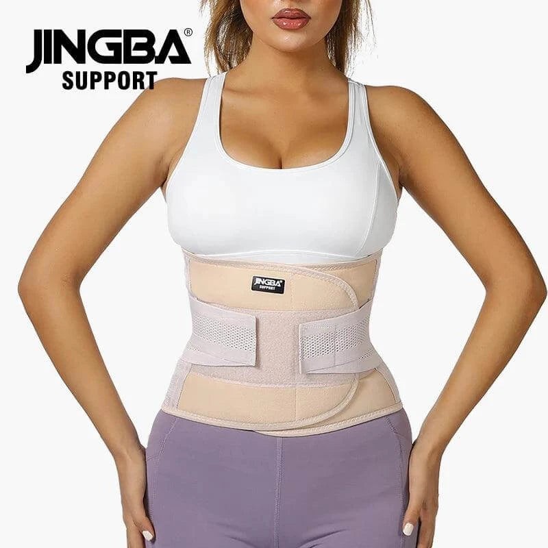 Waist Trainer Belt Band with Dual Straps lumbar Support Belt for Men And Women