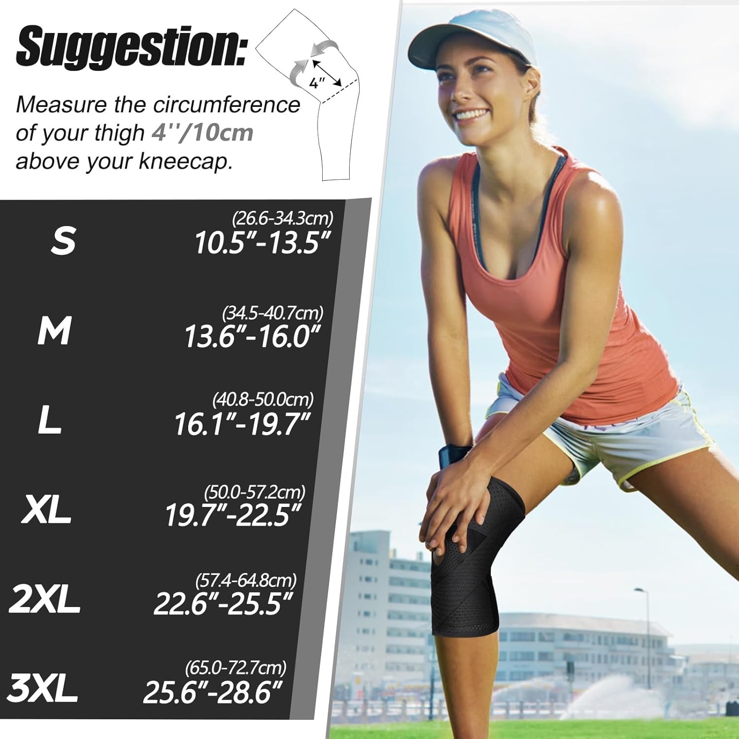 Ultra-Soft Knee Wrap with Stabilizers – Lightweight Comfort for Sports Injuries