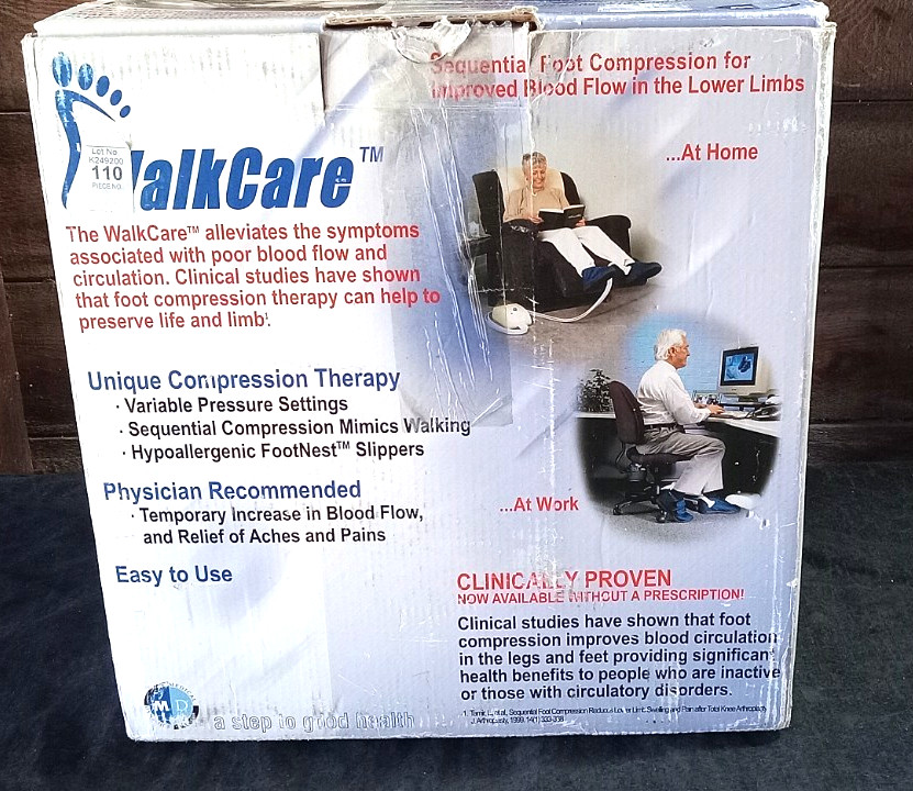 WalkCare Foot Compression Therapy Size Women 6 1/2 – 8 Model 799-00152