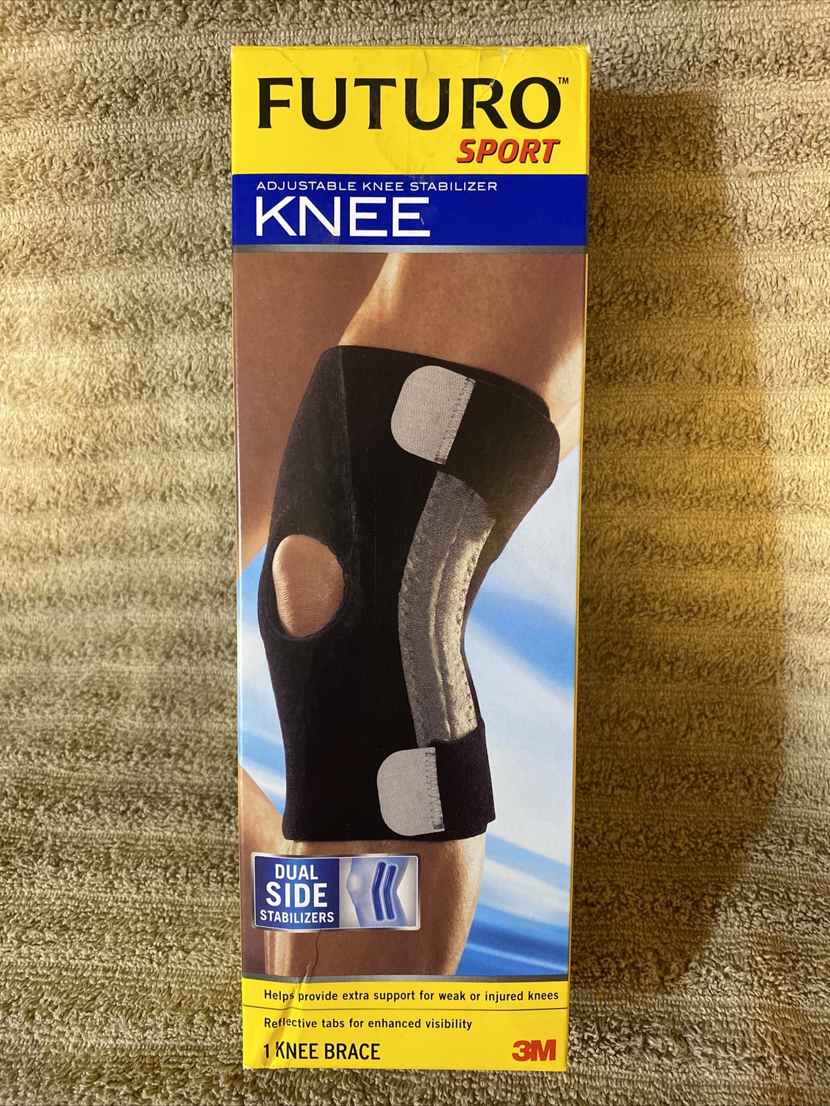 Futuro Sport Adjustable Knee Stabilizer Knee Brace 3M—New