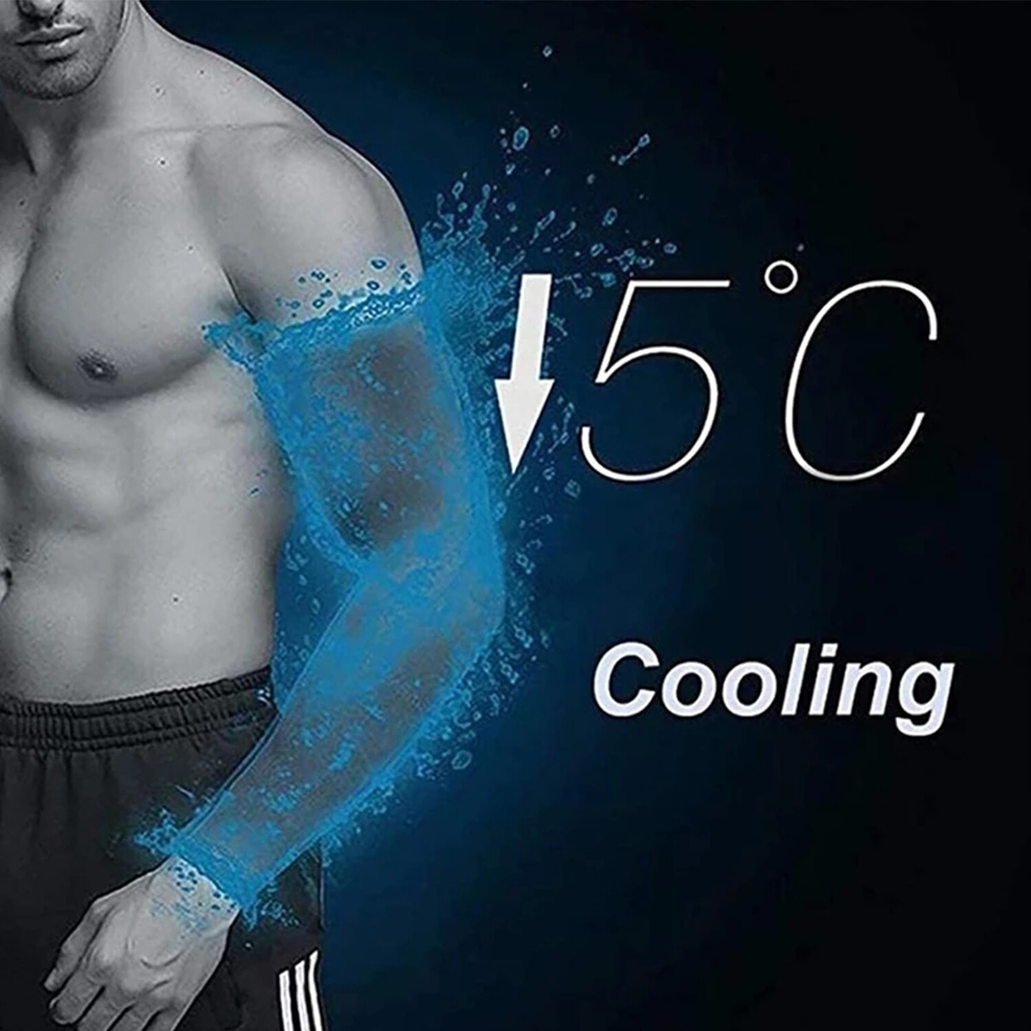 Compression Elbow Support Thigh Arm Sleeve Brace Anti Sun UV For Men Women UD