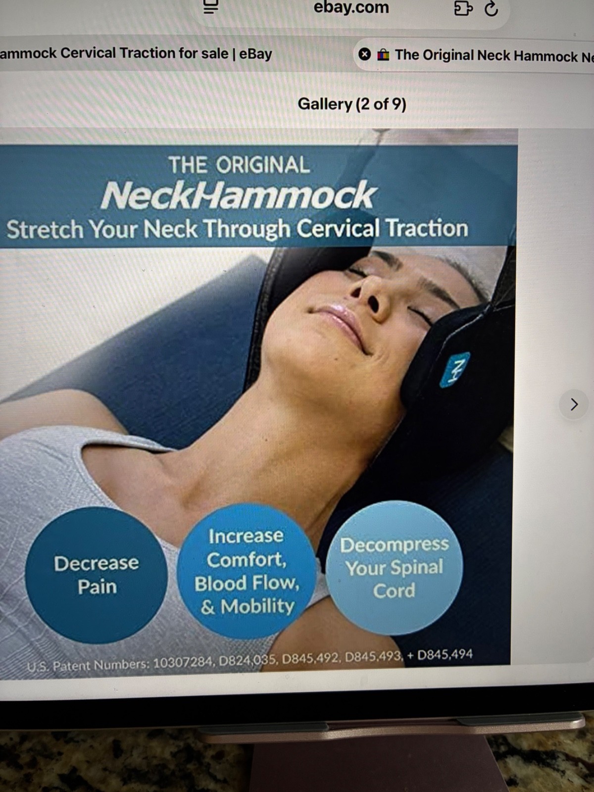 Neck Hammock Cervical Traction Device Pain Relief And Relaxation Brand New