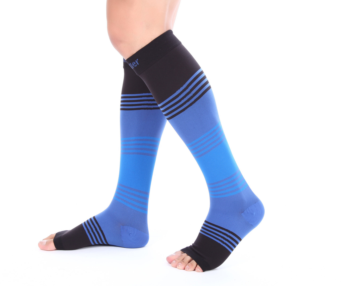 DOC MILLER OPEN TOE SOCKS COMPRESSION STOCKINGS 20-30MMHG RELIEVE VARICOSE PAIN
