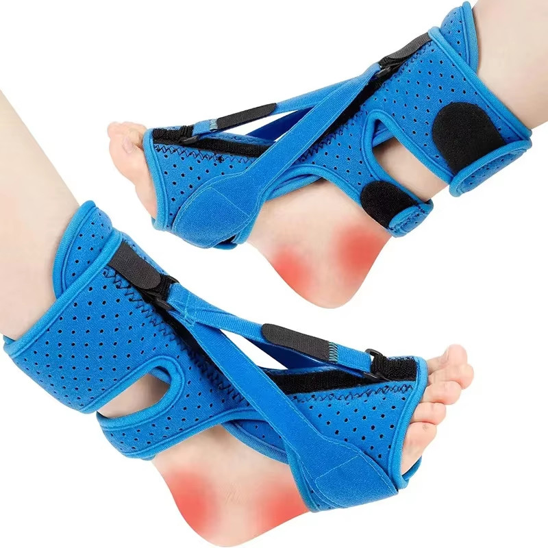 Adjustable Night Splint for Plantar Fasciitis Pain Relief Soft Foot Drop Brace S