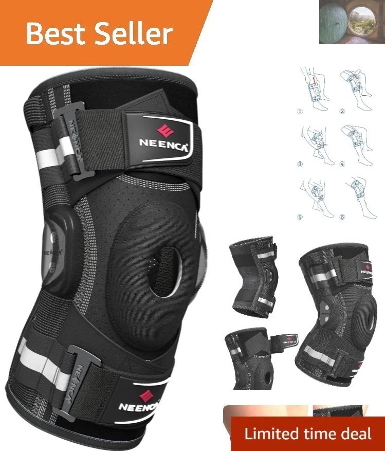 Ultimate Knee Support Brace with Copper Stabilizers – Doctor Recommended Relief