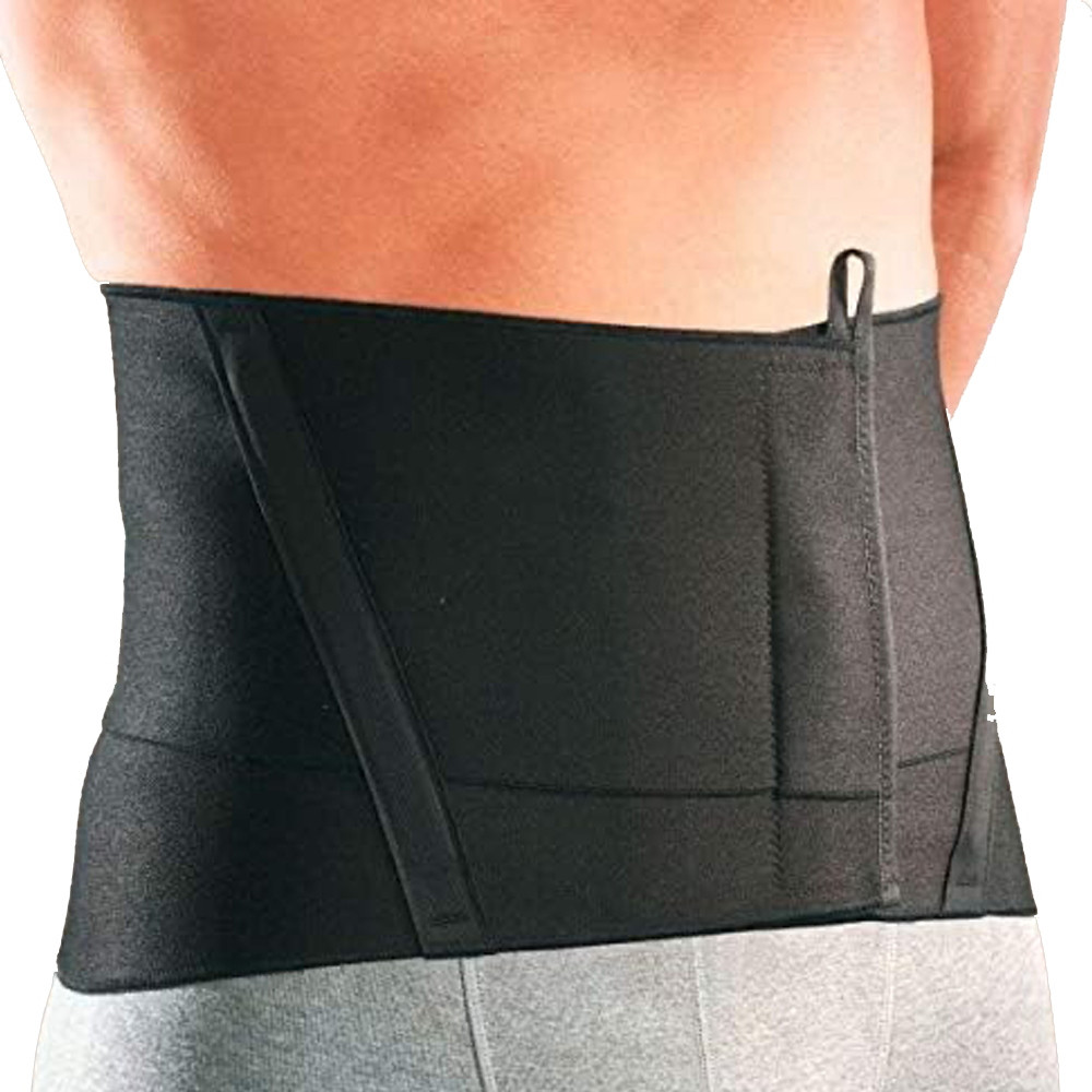 Ro+Ten Lumbar Band Corset Orthopedic Bust Criss Cross 78 Black Black
