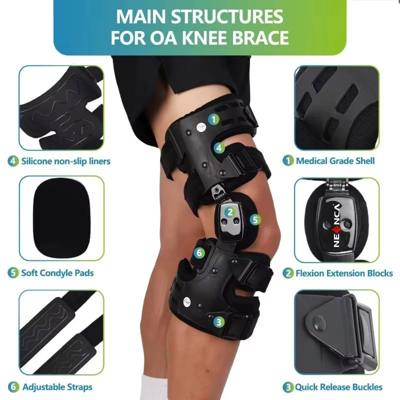 NEENCA Knee Brace OA Unloader Pain Relief ACL Meniscus Joint Patella Support