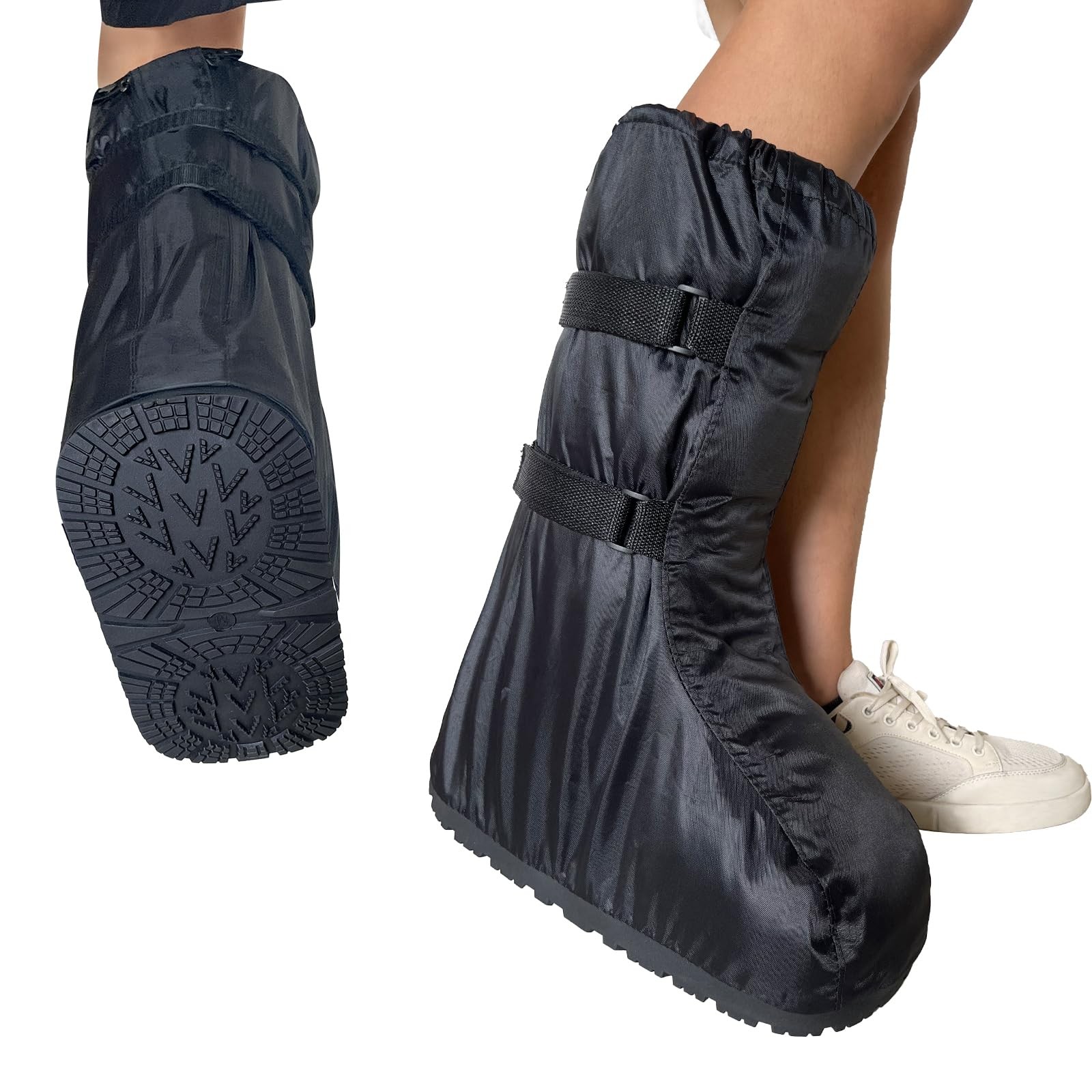 FONOFOX Waterproof Boot Cover for Medical and Orthopedic Boots, Heavy-Duty No…