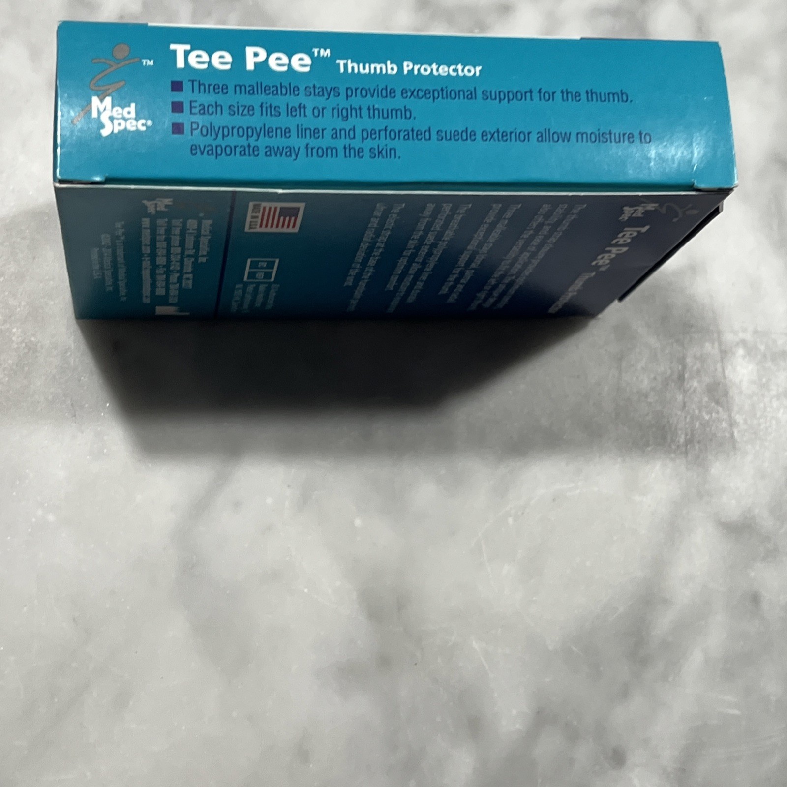 MedSpec Tee Pee Thumb Protector Size Small Left or Right Hand Black New USA