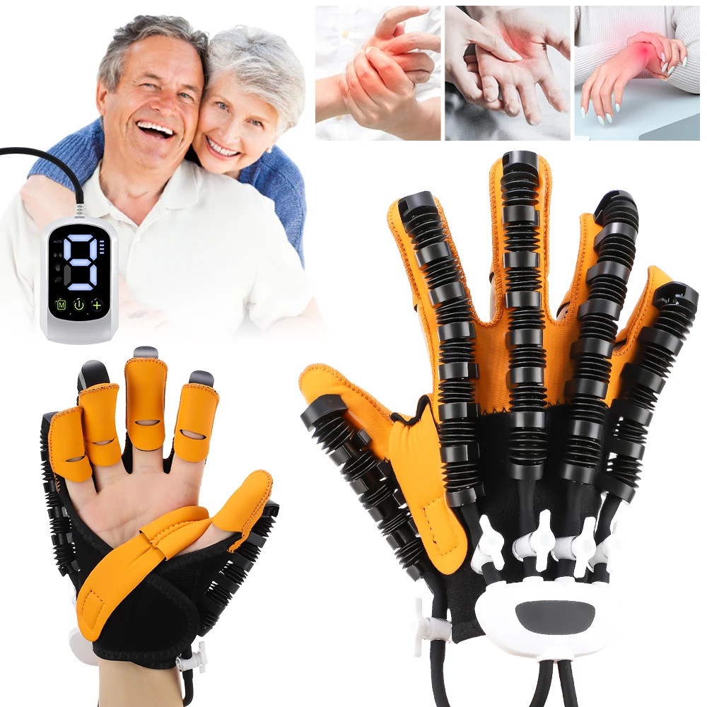 Rehabilitation Robot Gloves Finger Exercise Stroke Hand Brace Hemiplegia Recover