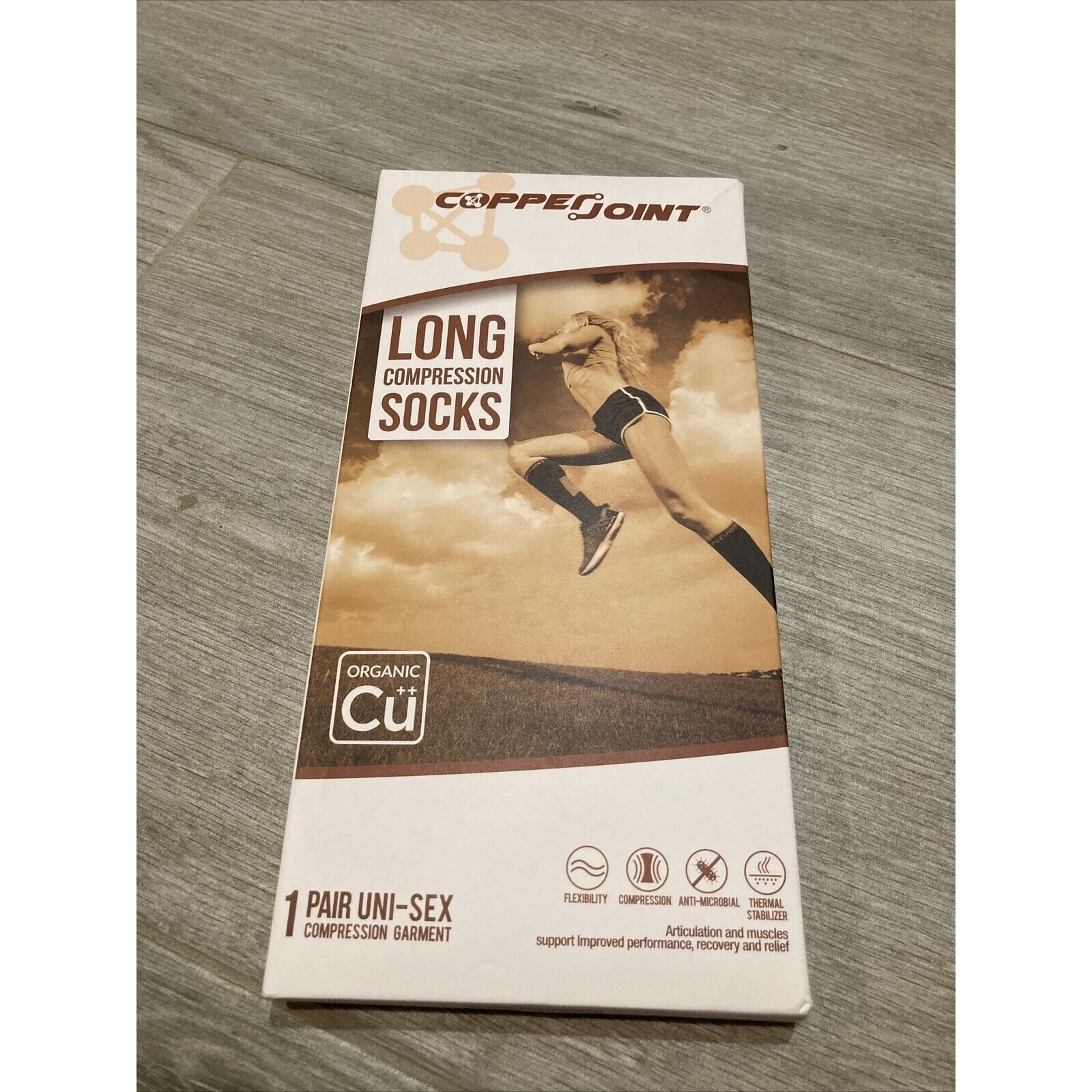 CopperJoint Long Compression Socks – Copper-Infused and Durable Design L-XL
