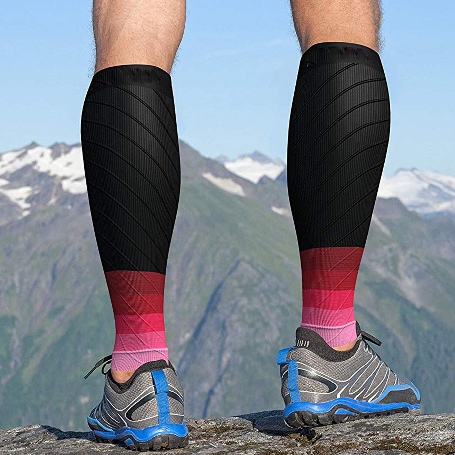 Compression Socks Calf Support Sleeve Leg Brace 20-30mmHg For Men Women Tennis