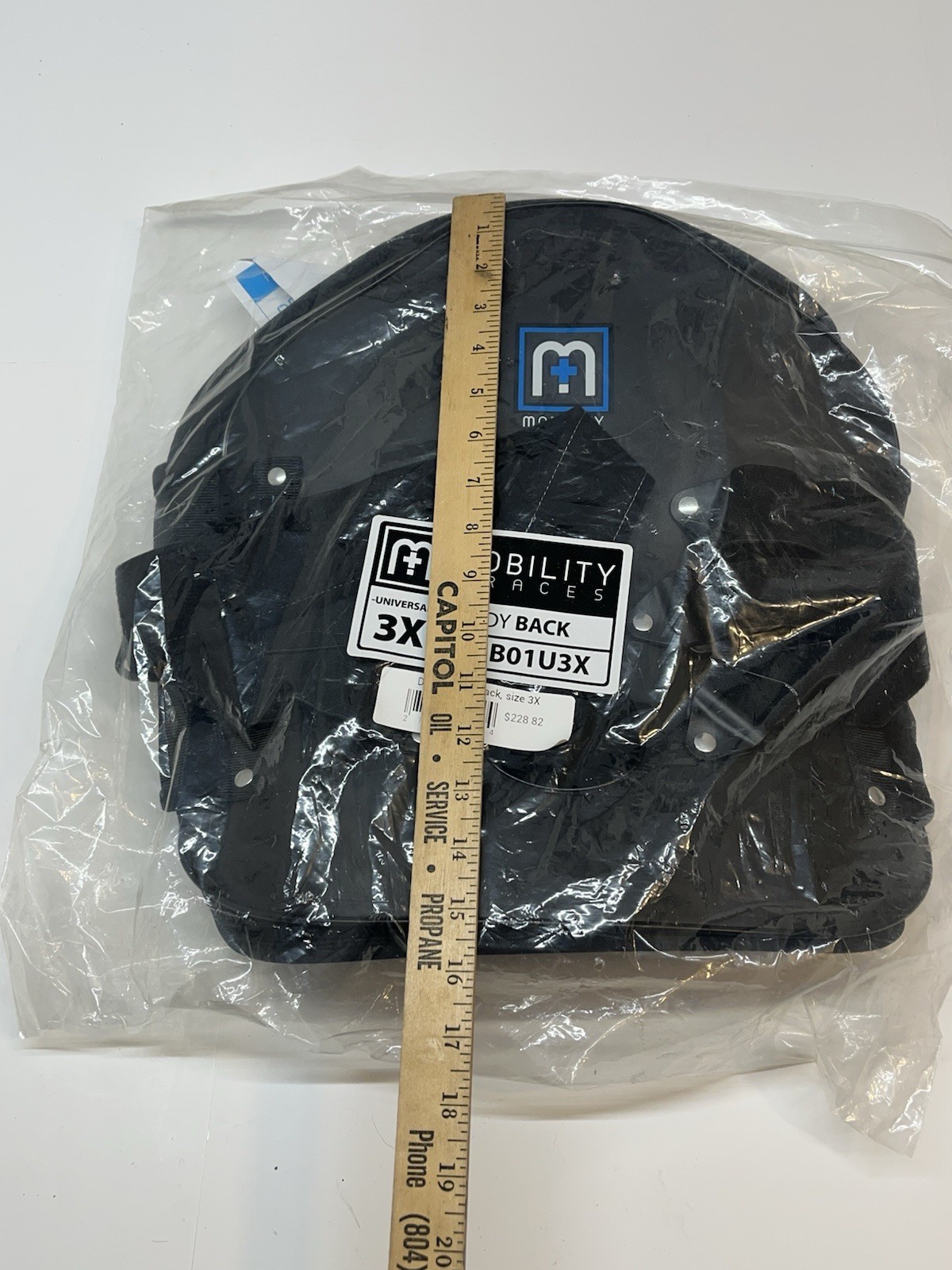 Mobility Braces Ready Back Universal 3X Part #MBO1U3X New