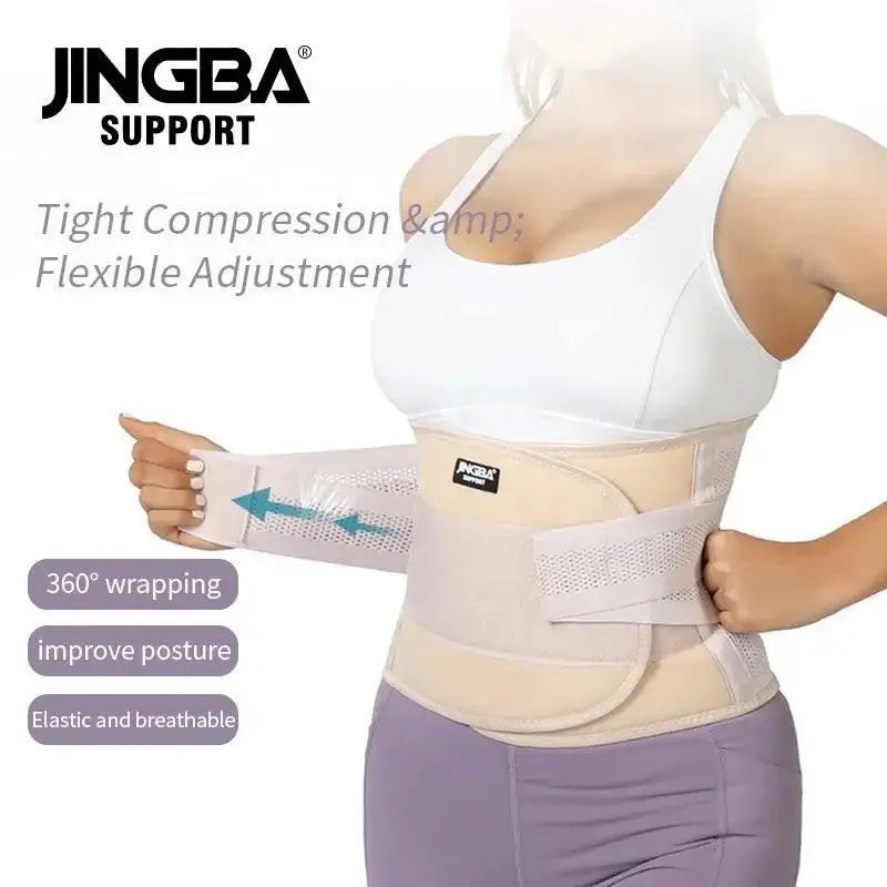 Waist Trainer Belt Band with Dual Straps lumbar Support Belt for Men And Women