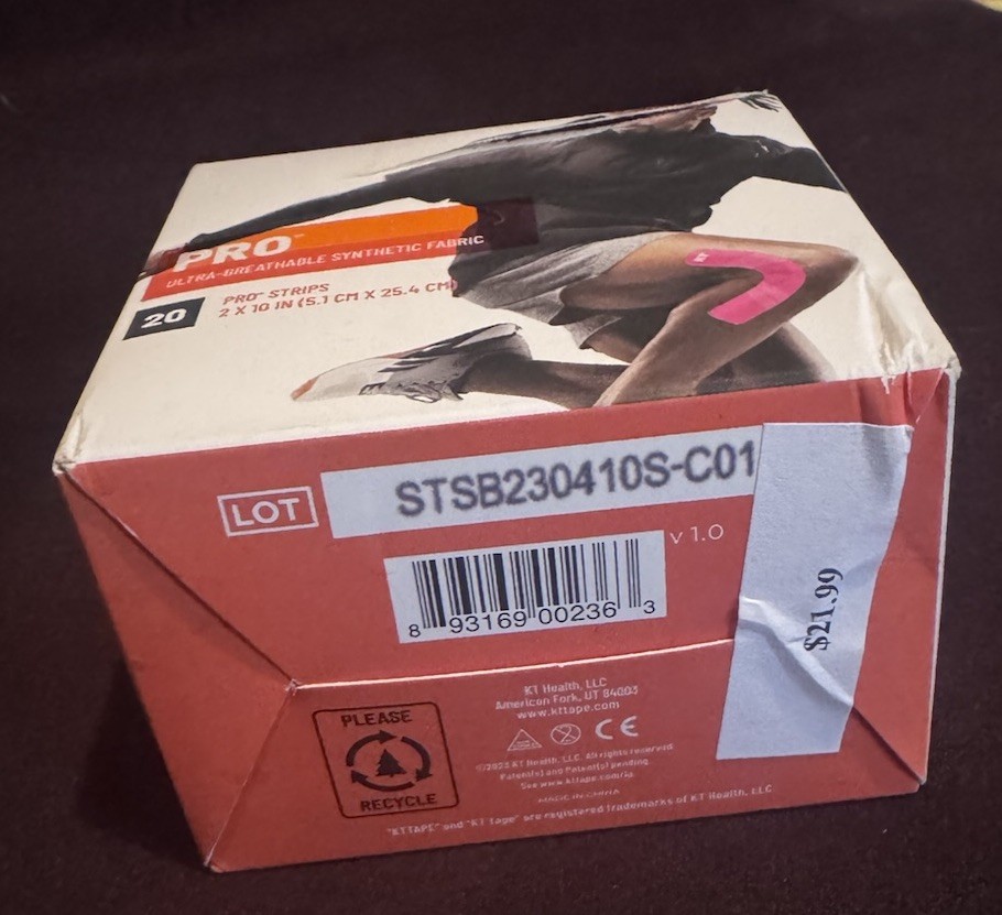 KT Tape Pro Ultra Breathable Synthetic Fabric Hero Pink New