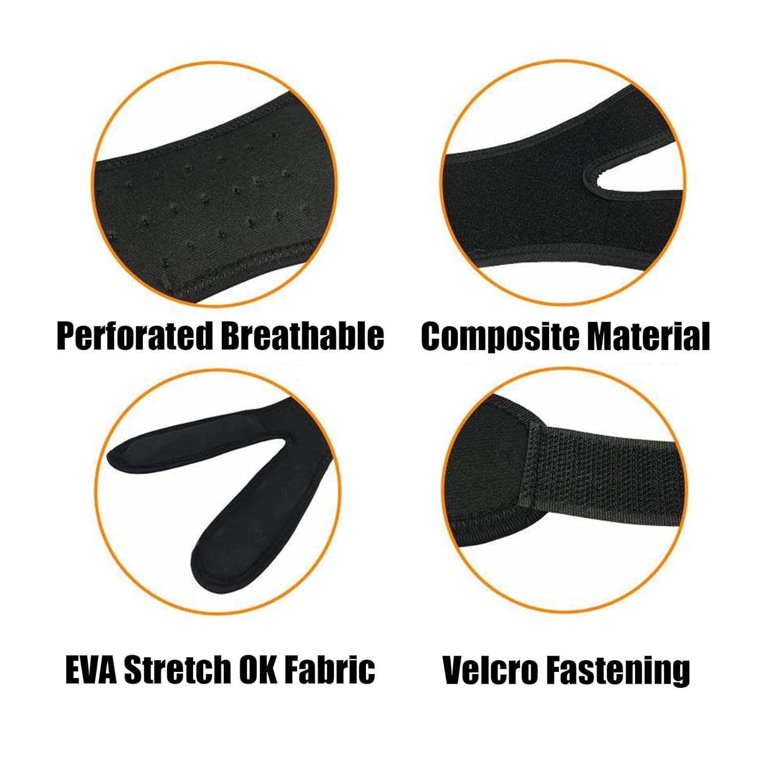 1xAdjustable Knee Support Double Strap Stabilizer Patella Tendon Arthritis Brace
