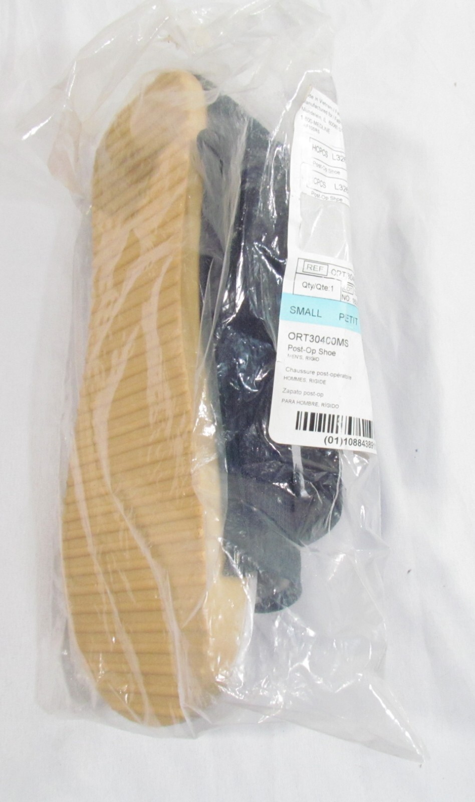 Brand New Medline Men’s Blue Post-Op Shoe Size Small ORT30400MS L6