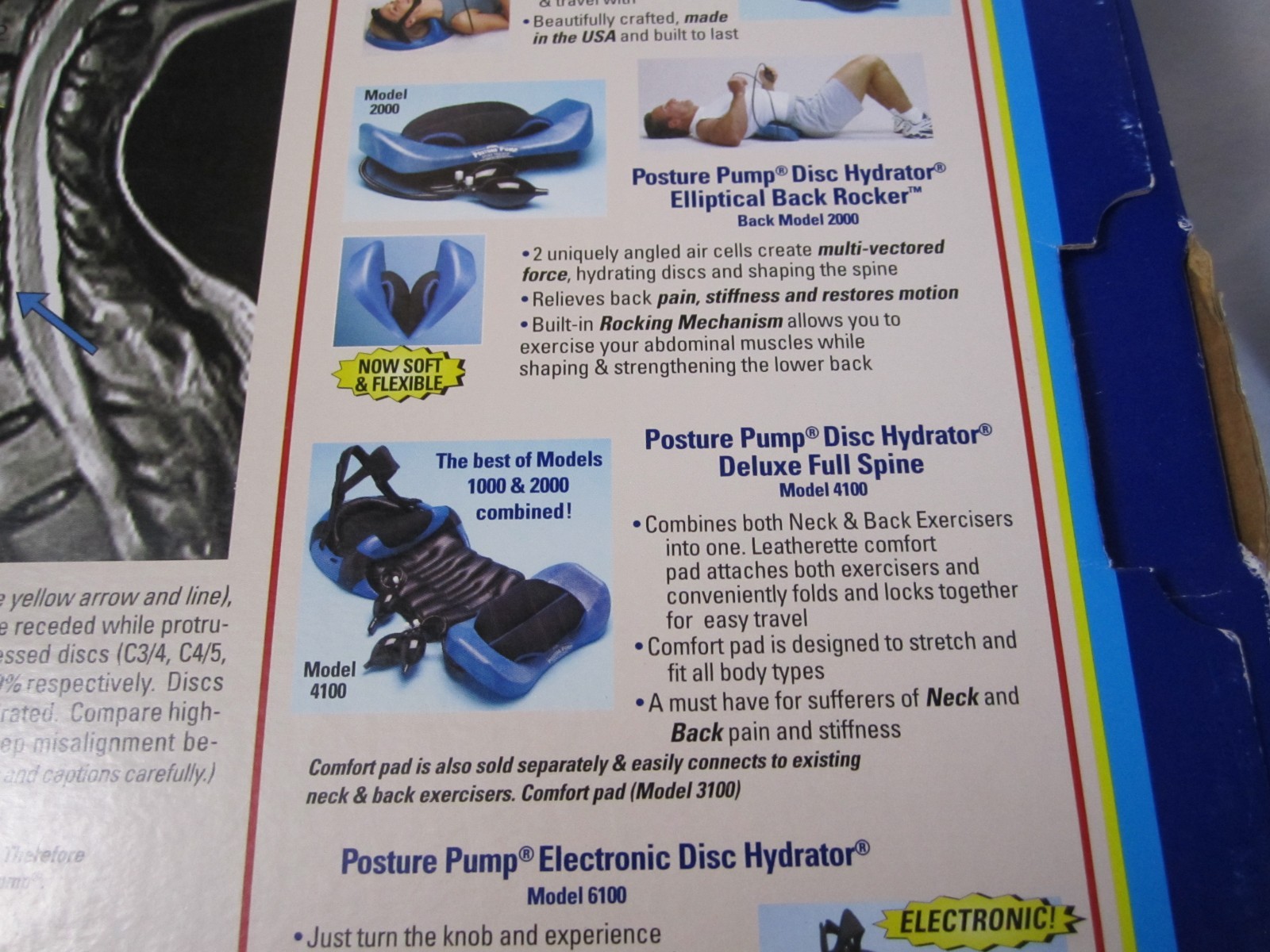 Posture Pump Neck Exerciser – Disc Hydrator – Model 1000
