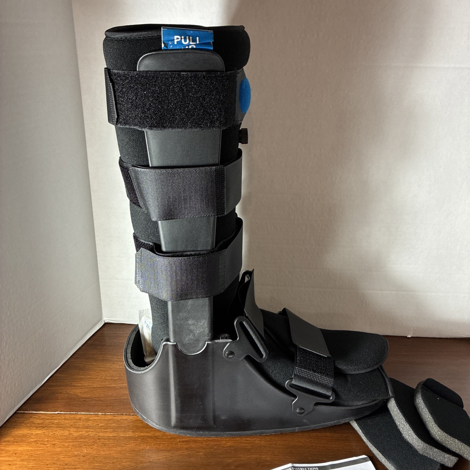 Pneumatic Walker Brace Boot Size XL 18” High Adjustable New Sprain Injury