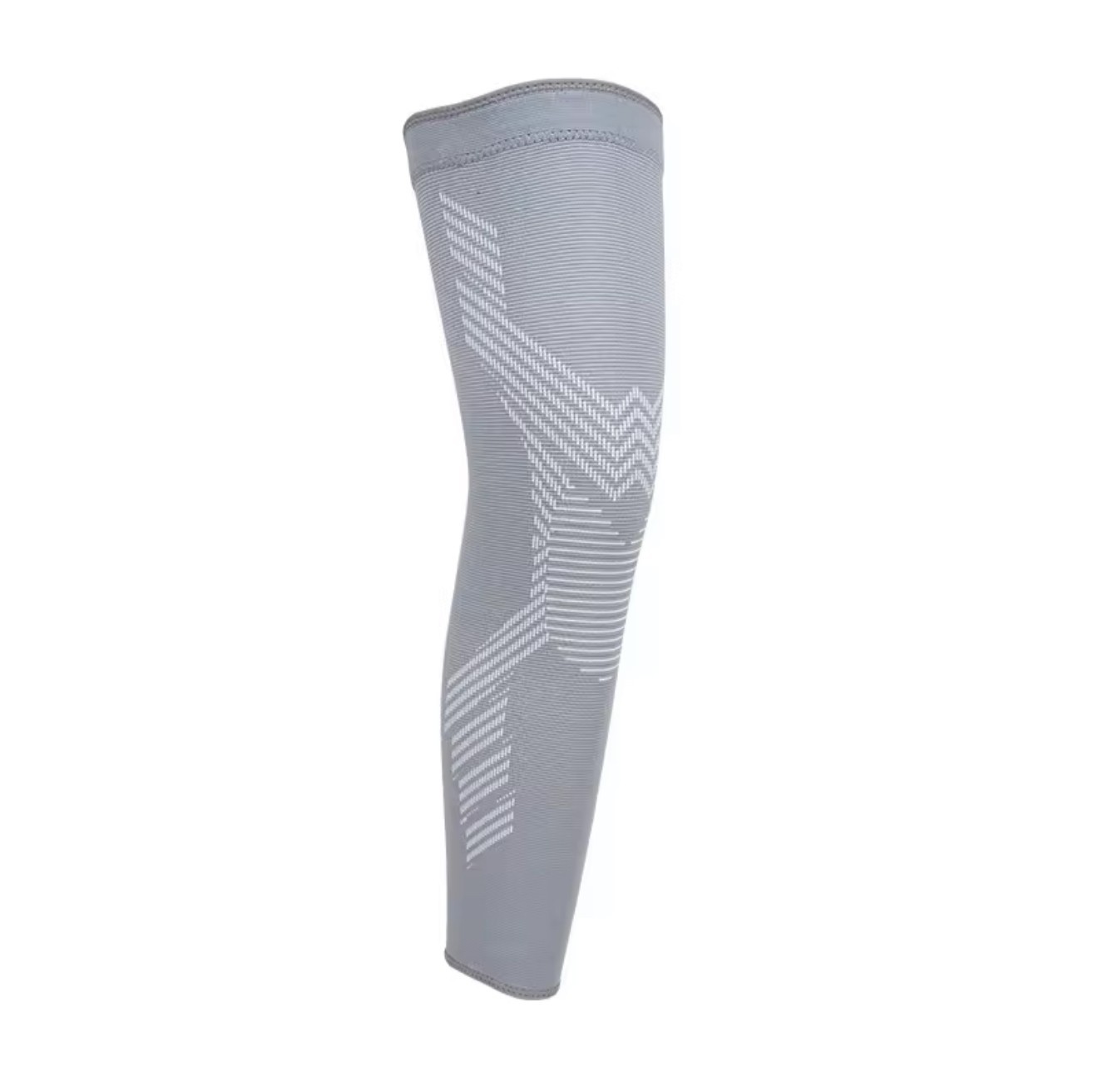 Full Leg Knee Compression Sleeve Sizes S-3XL in Black, Gray, White Sold in 1 pk