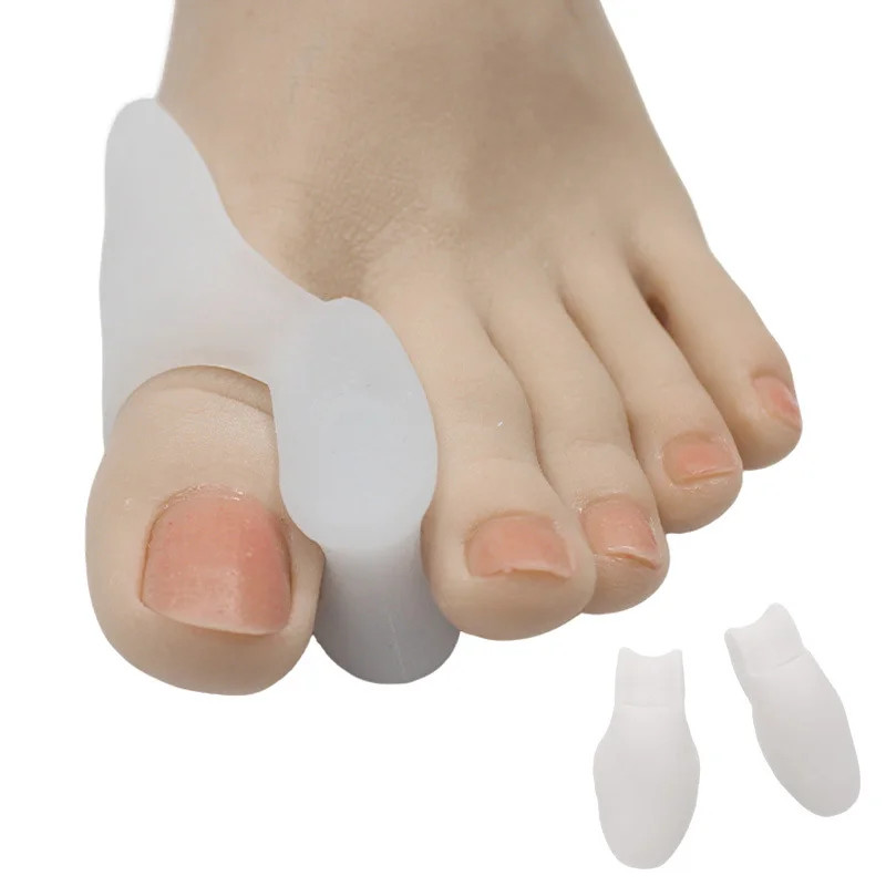 1 Pair of Silicone Toe Covers, Comfortable Big Toe Separator/Toe Protector, Unis