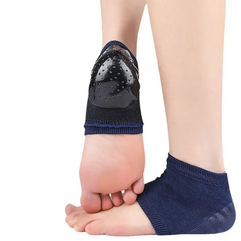 1 Pair Gel Heel Cover Protectors Heel Pads Heel Cups Cushion Foot Care Repair Sk