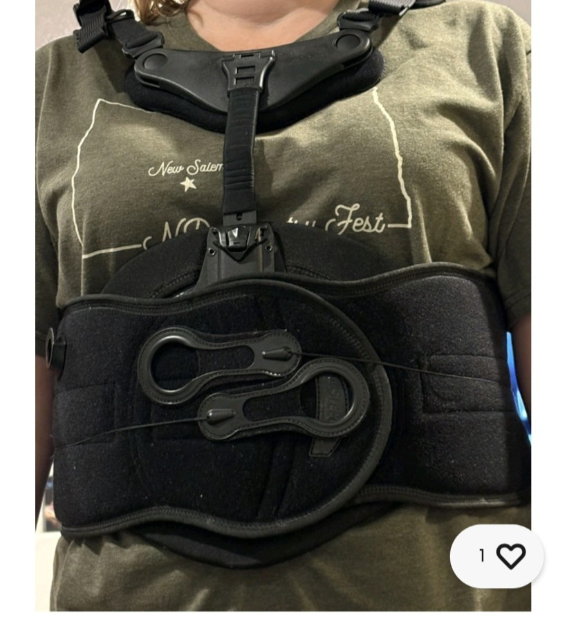 Thuasne SLEEQ Max TLSO Back Brace Adjustable Thoracic Lumbar Sacral Orthosis