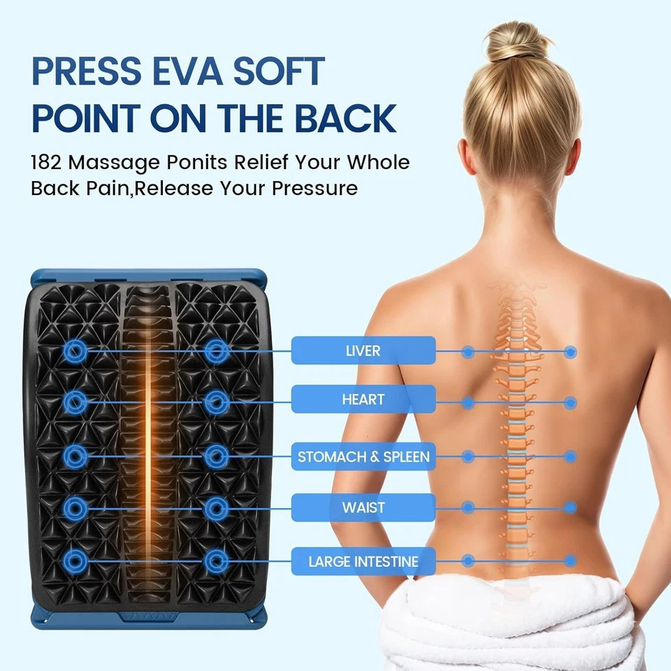 GENERIC BACK STRETCHER FOR LOWER BACK PAIN RELIEF – BLACK/BLUE