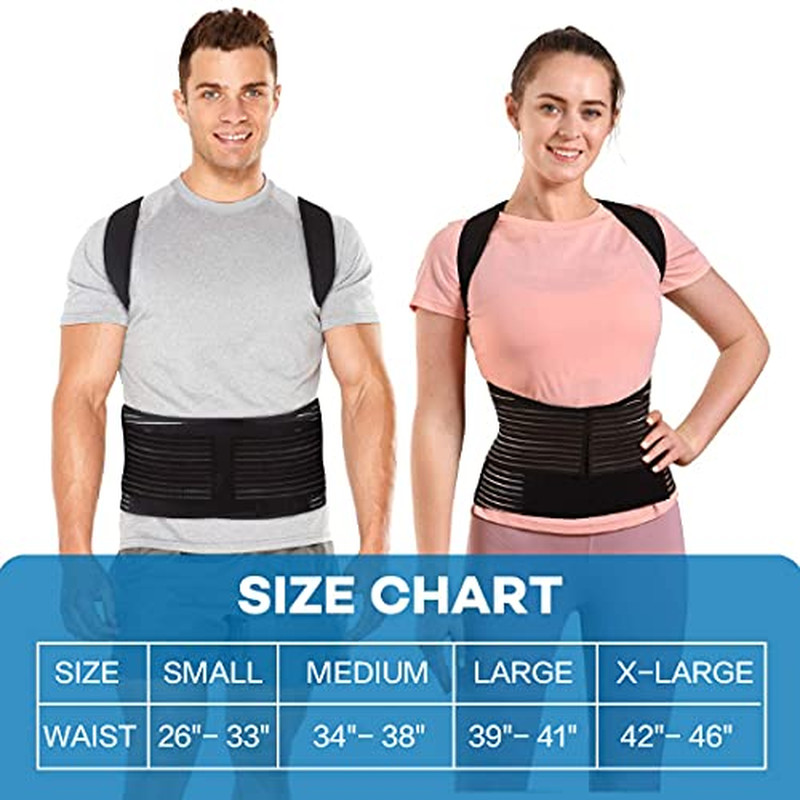 Posture Corrector for Women and Men Back Brace Straightener Shoulder Upright Sup