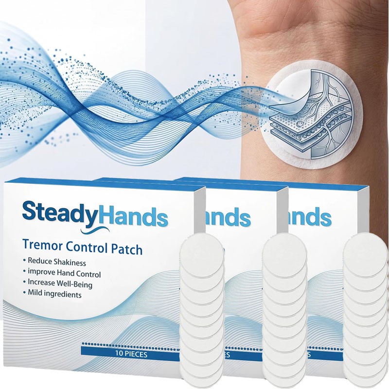 10x Steadyhands Tremor Control Patch,Steady Hands Control Patch ,Hand Stabilizer
