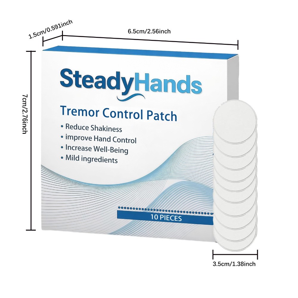 1-5BOX Steadyhands Tremor Control Patch, Hand Stabilizer for Shaky Hands~20%OFF