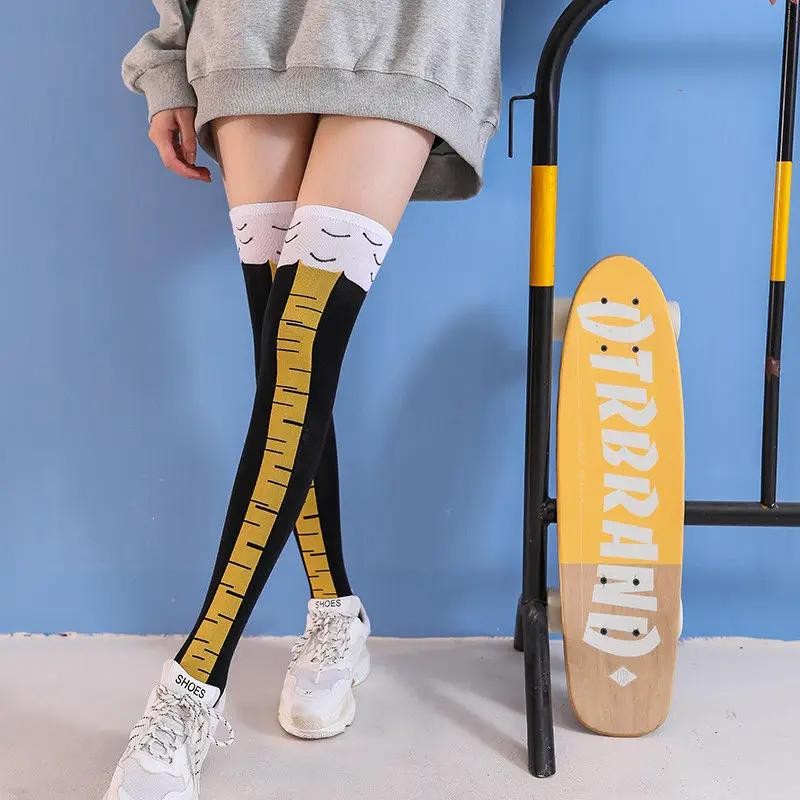 Funny Chicken Paw Stocking Over-knee 50/70cm Pressure Long Stocking for Women Pe