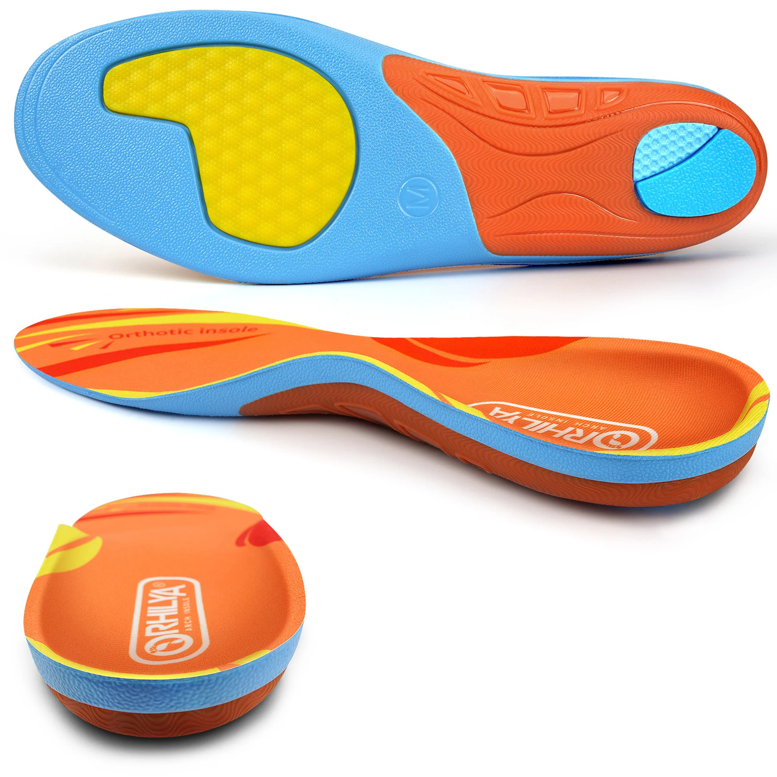Orthopedic Insole Plantar Fasciitis Pain Relief Men Women Sneaker Flat Feet Arch