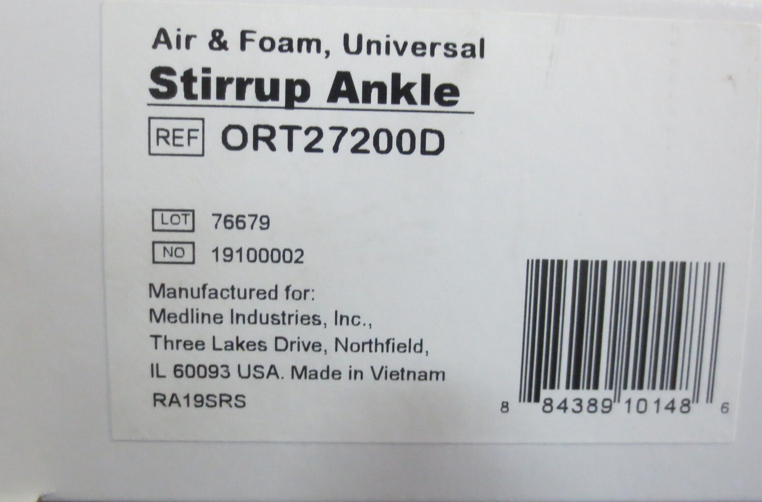 Curad Universal Ankle Stirrup – 2 BOXES