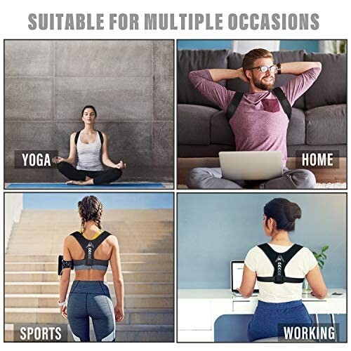 Posture Corrector Upper Back Brace Neck Shoulder Support Pain Relief Belt