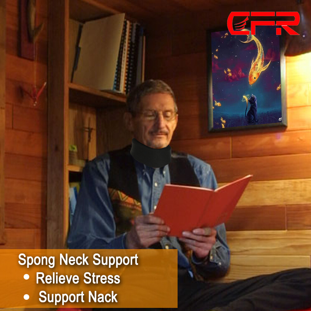 Adjustable Neck Brace Support Soft Foam Spine Cervical Collar Neck Pain Relief