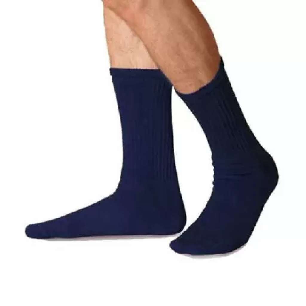 JOBST SensiFoot Diabetic Crew Style Socks 8-15mmHg (Navy) X-Large