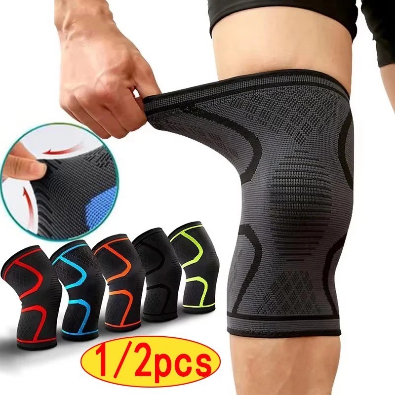 Knee Sleeve Compression Brace Support For Sport Joint Pain Arthritis Relief