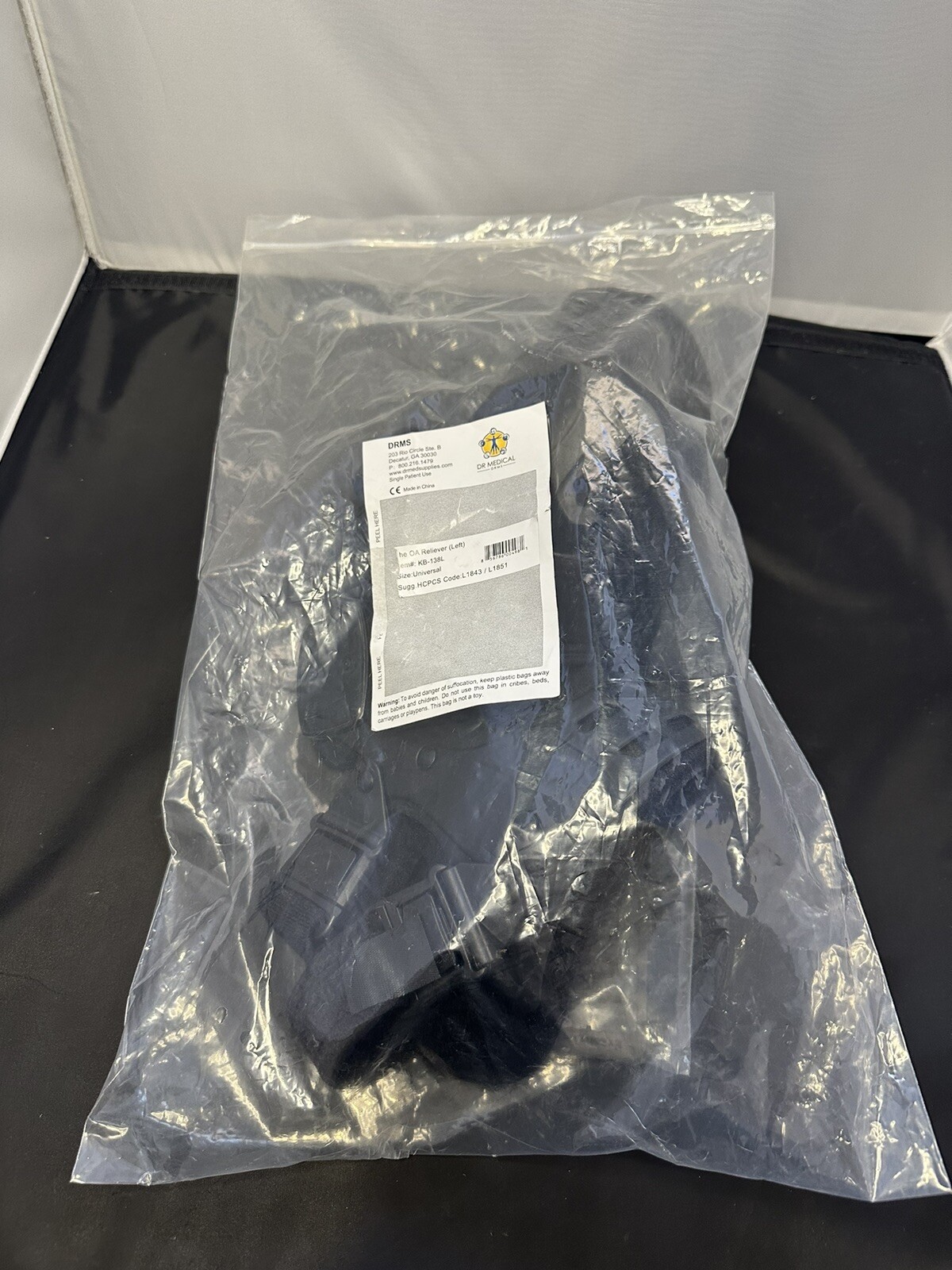 LEFT Dr Medical KB-138L (LEFT) The OA Reliever Universal Knee Brace Support