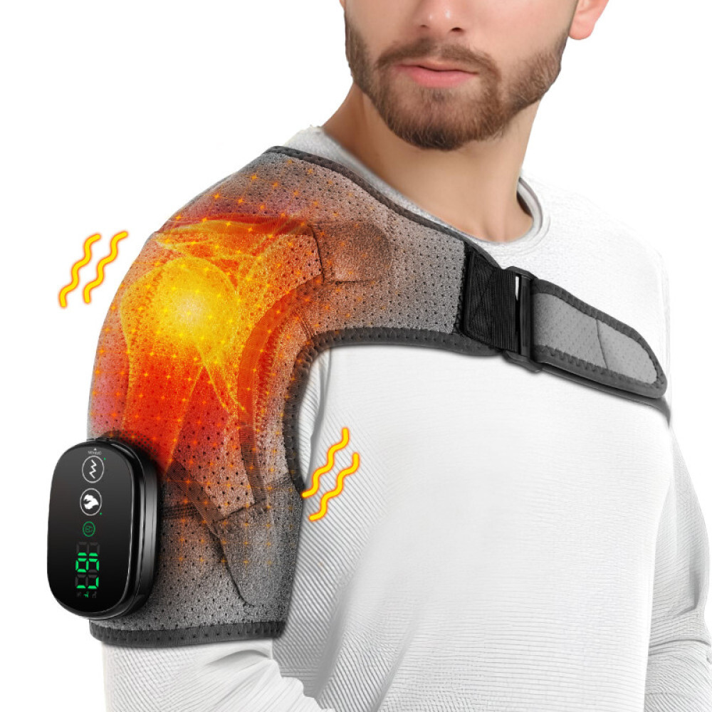 Electric Shoulder Heating Pad Cordless Heated Shoulder Wrap Shoulder Massager