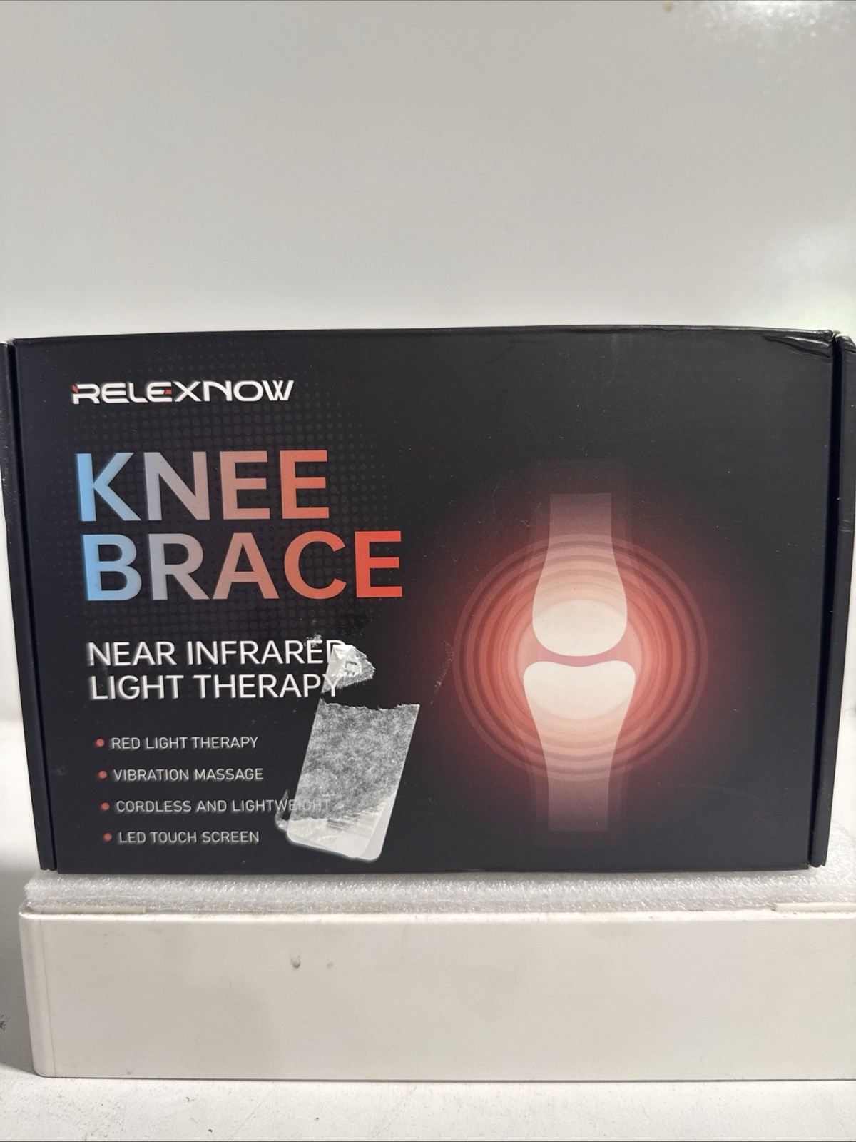 NIB Relexnow Knee Brace Near Infrared Light Therapy